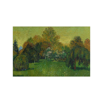 The Poet's Garden - Van Gogh Fine Art Poster