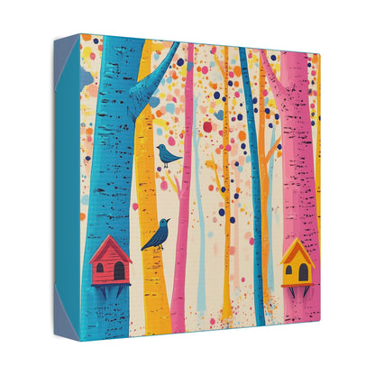 Here for the Birds - Delight in Nature Series - Fine Art Print on Canvas