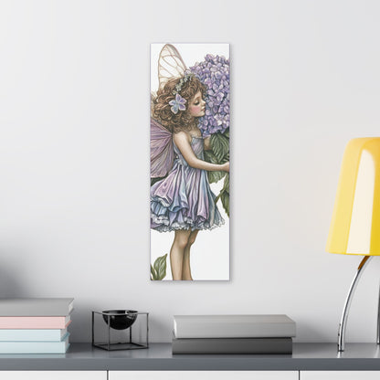 Purple Hydrangea - Flowers & Fairies Collection - Fine Art Print on Canvas
