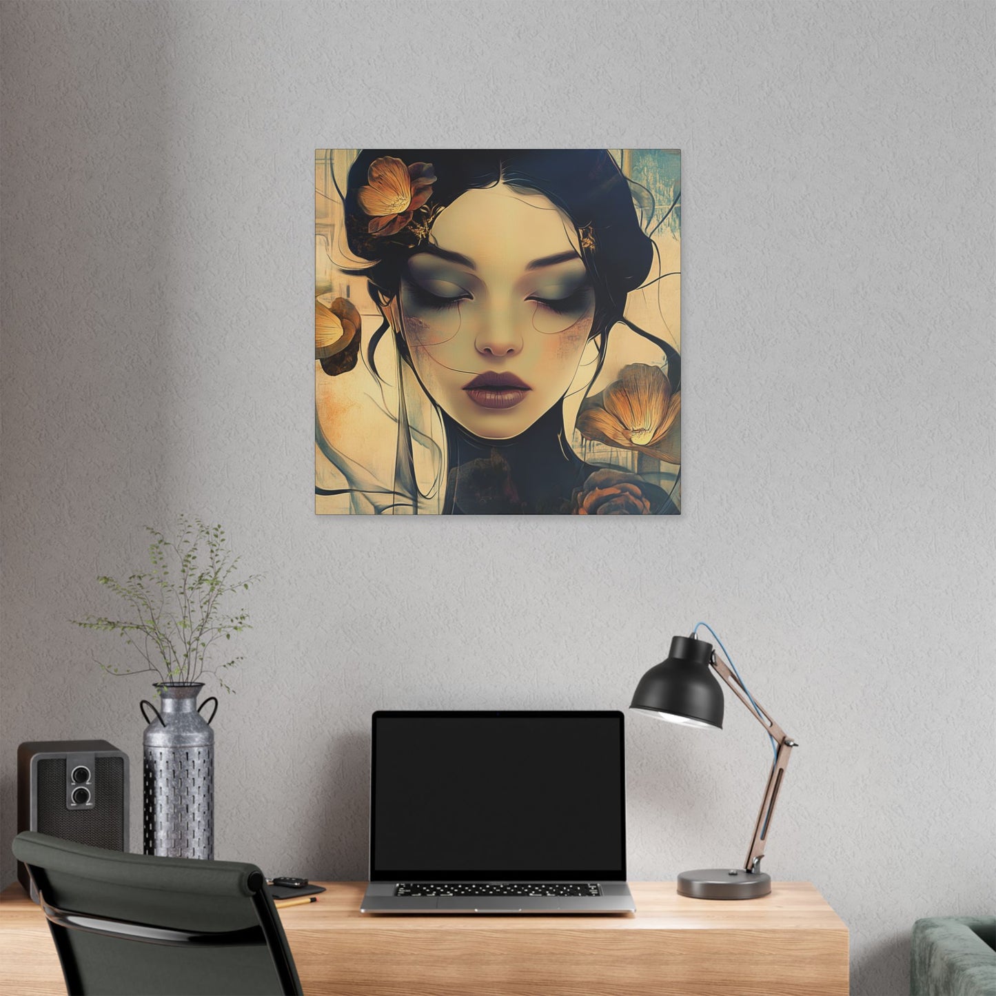 Up in Smoke - Secret Garden Series - Fine Art Print on Canvas