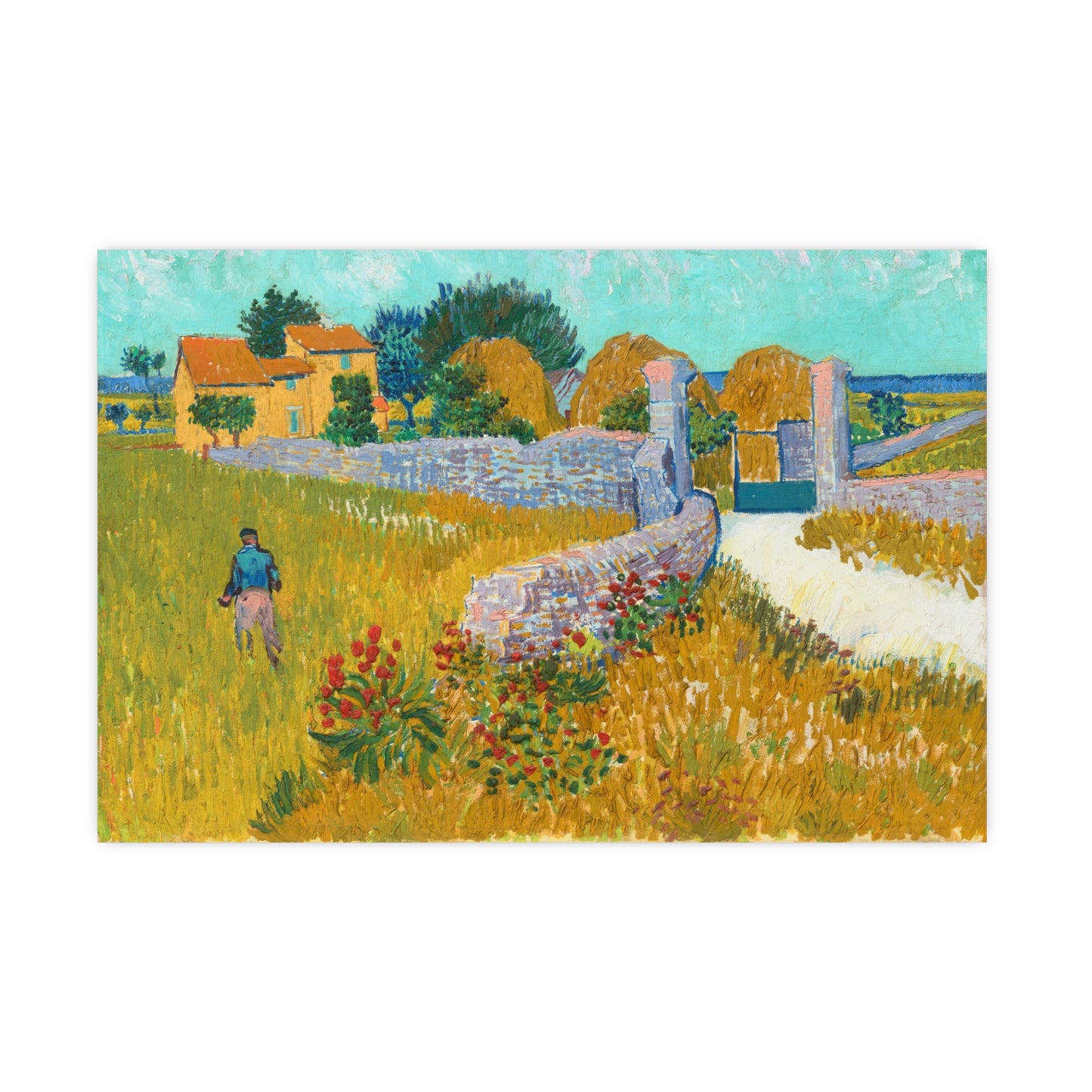 Farmhouse in Provence - Van Gogh Fine Art Poster