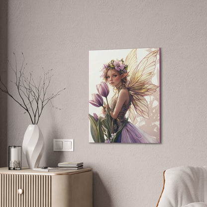 Tuesdays are for Tulips - Flowers & Fairies Collection - Fine Art Print on Canvas