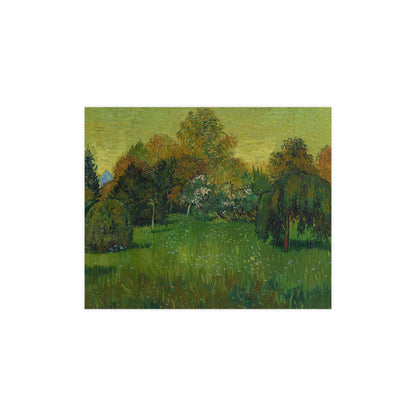 The Poet's Garden - Van Gogh Fine Art Poster
