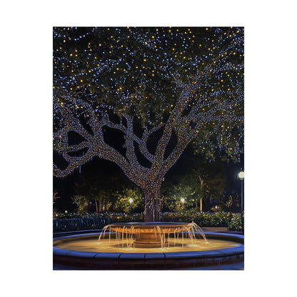 Winter Lights in the Park - Fine Art Print - Poster Print