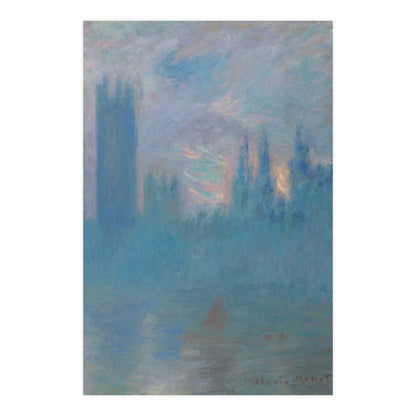 Houses of Parliament London - Monet Fine Art Poster