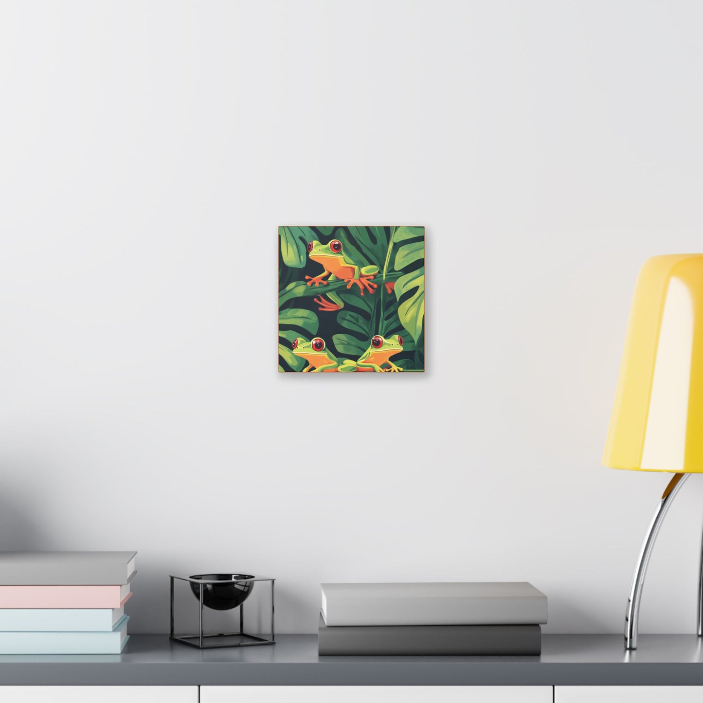 Tree Frog Trio - Garden Friends Series - Fine Art Print on Canvas