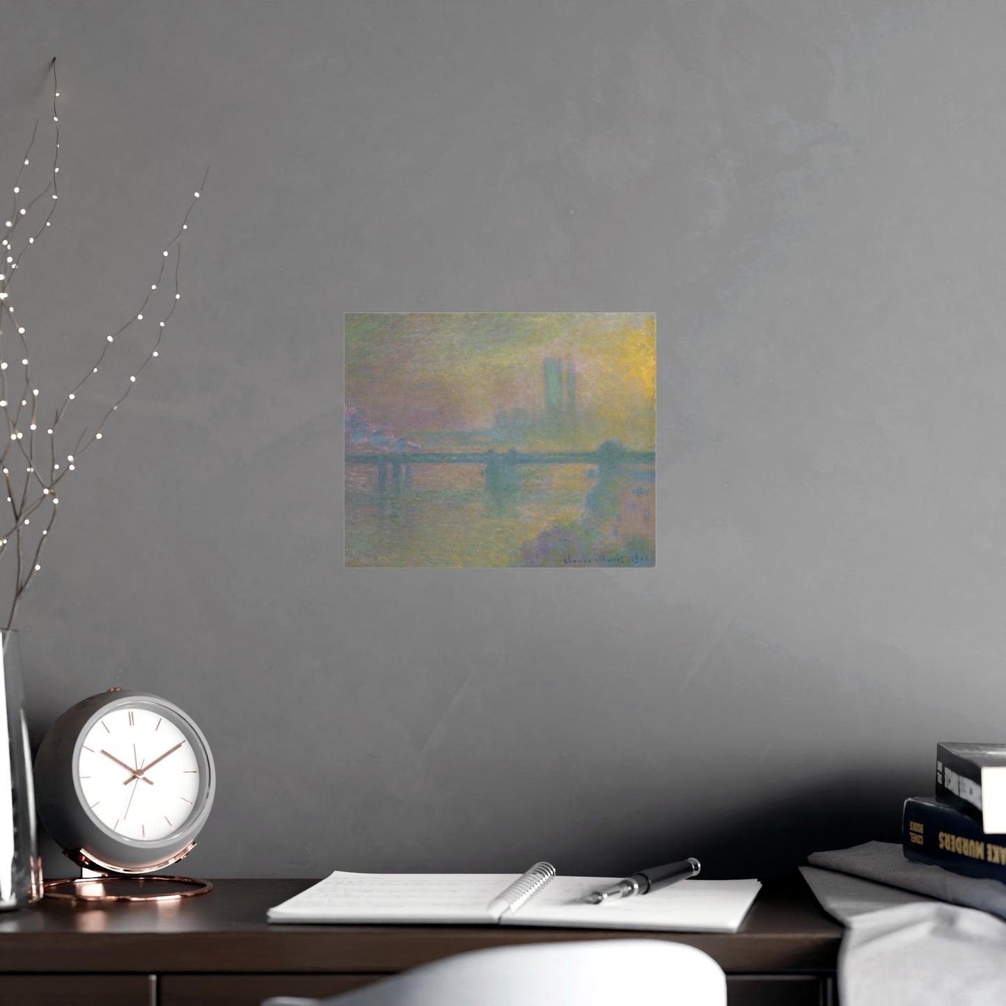 Charing Cross Bridge London - Monet Fine Art Poster