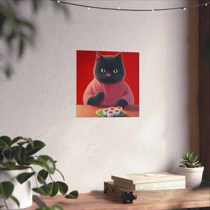 9 Lives Sushi Bar Art Print - Matte Vertical Posters