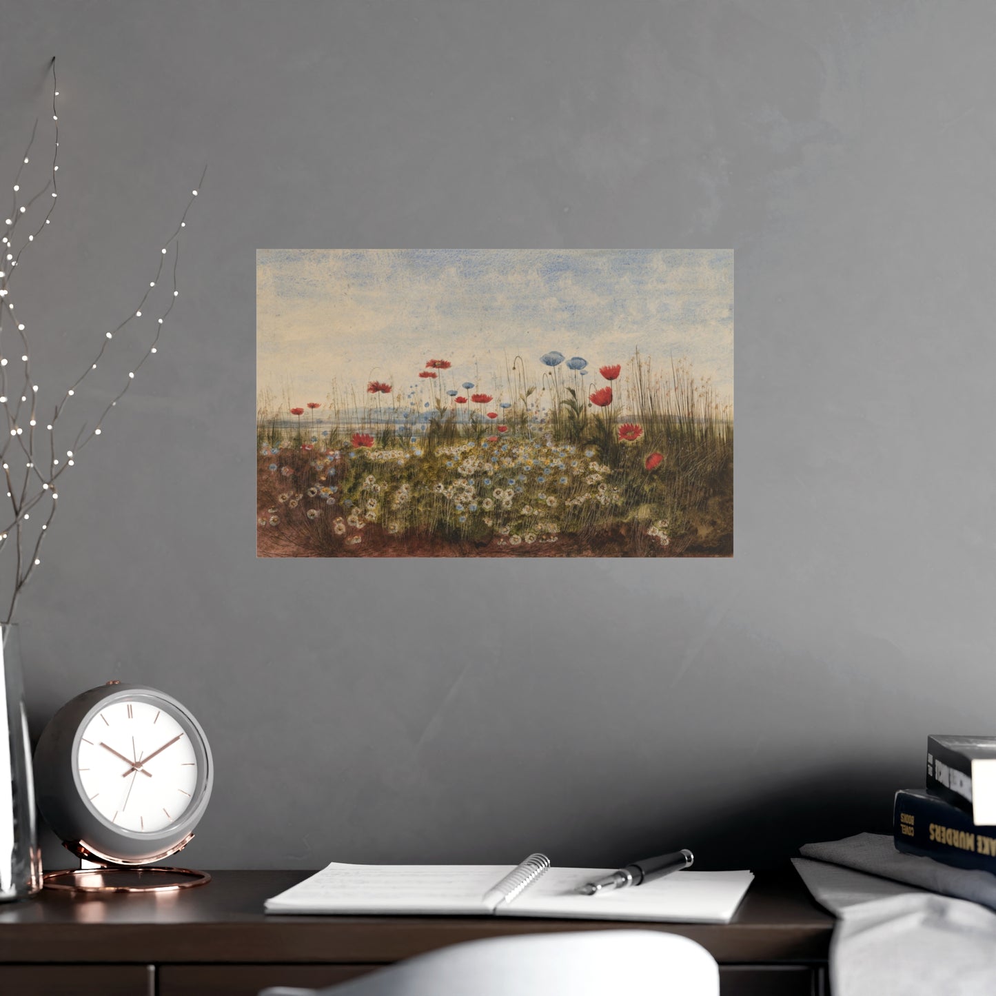 Wildflower Scene - Museum Collection - Fine Art Poster