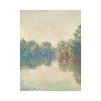 The Seine at Giverny - Monet Fine Art Poster