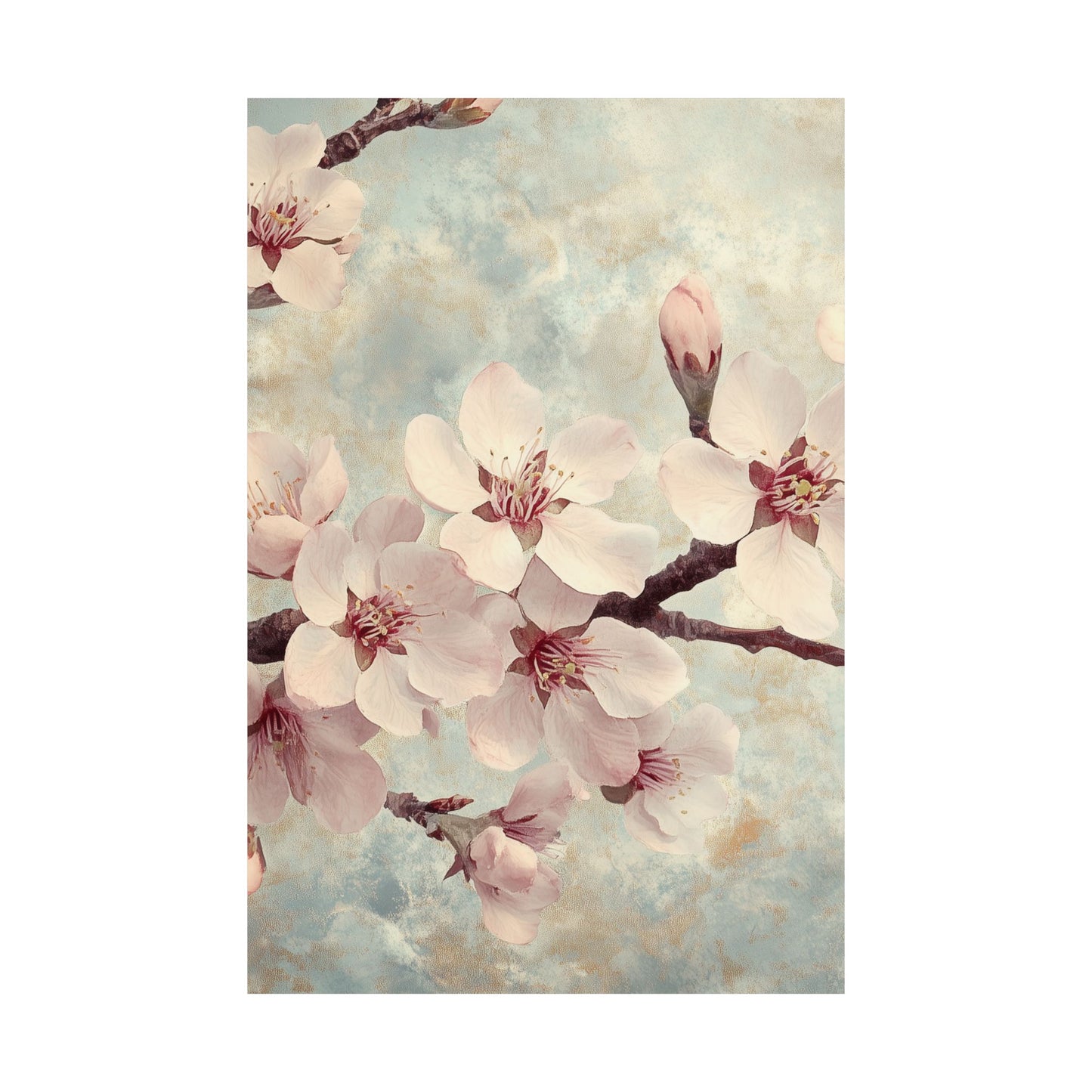 Blossoms Bring Serenity Floral Fine Art Print