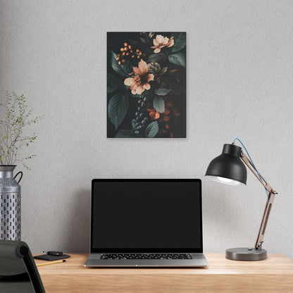 Evergreen Moody Botanical -Secret Garden Series  - Fine Art Print on Canvas