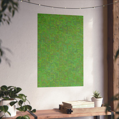 Circuit Board Art Print - Multi-color - Tech- Vertical Poster - Modern Wall Art