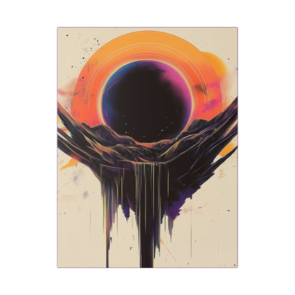 Valley of Dreams - Abstract Color Series- Fine Art Print on Canvas