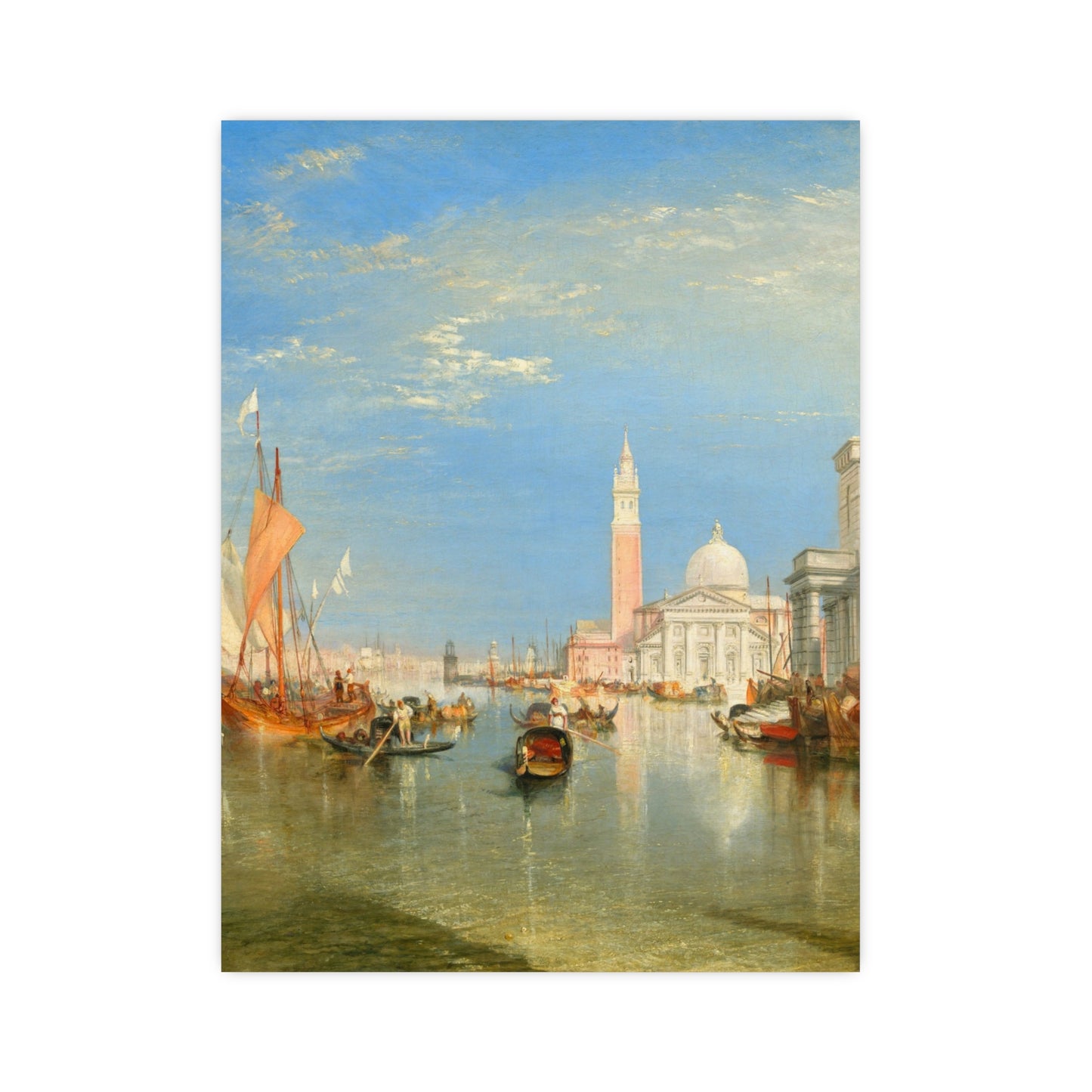Venice Dogana and San Giorgio Maggiore - Turner Fine Art Poster