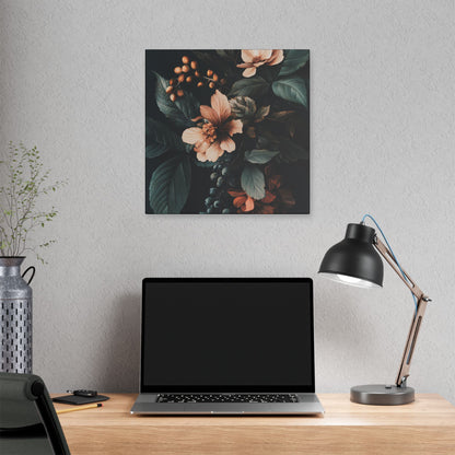 Evergreen Moody Botanical -Secret Garden Series  - Fine Art Print on Canvas