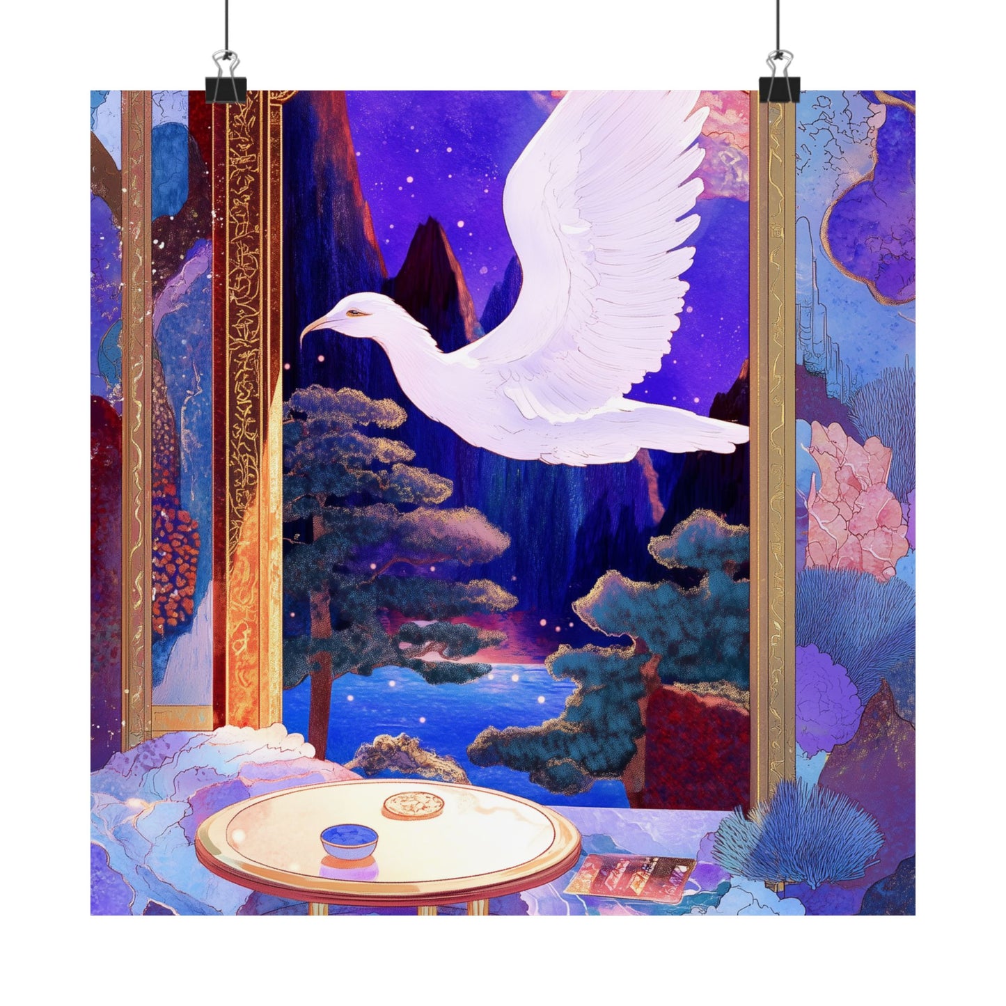 Into the Mystic Dove Messenger Fine Art Print