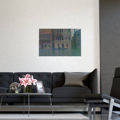 Venice Palazzo Dario - Monet Fine Art Poster