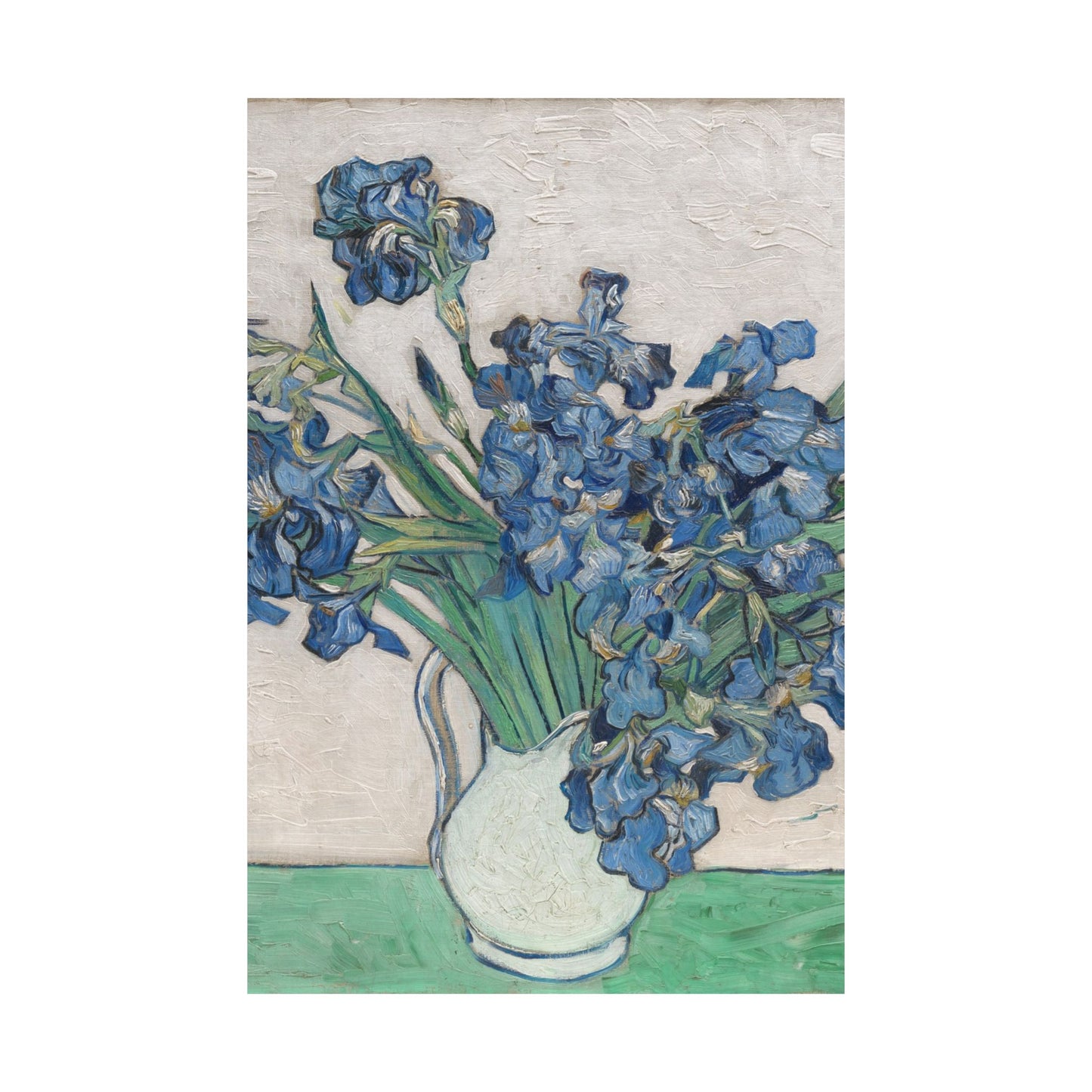 Van Gogh Irises Fine Art Print - Blue Flowers Wall Art