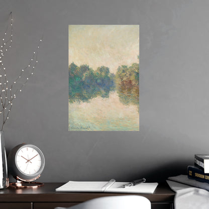 The Seine at Giverny - Monet Fine Art Poster
