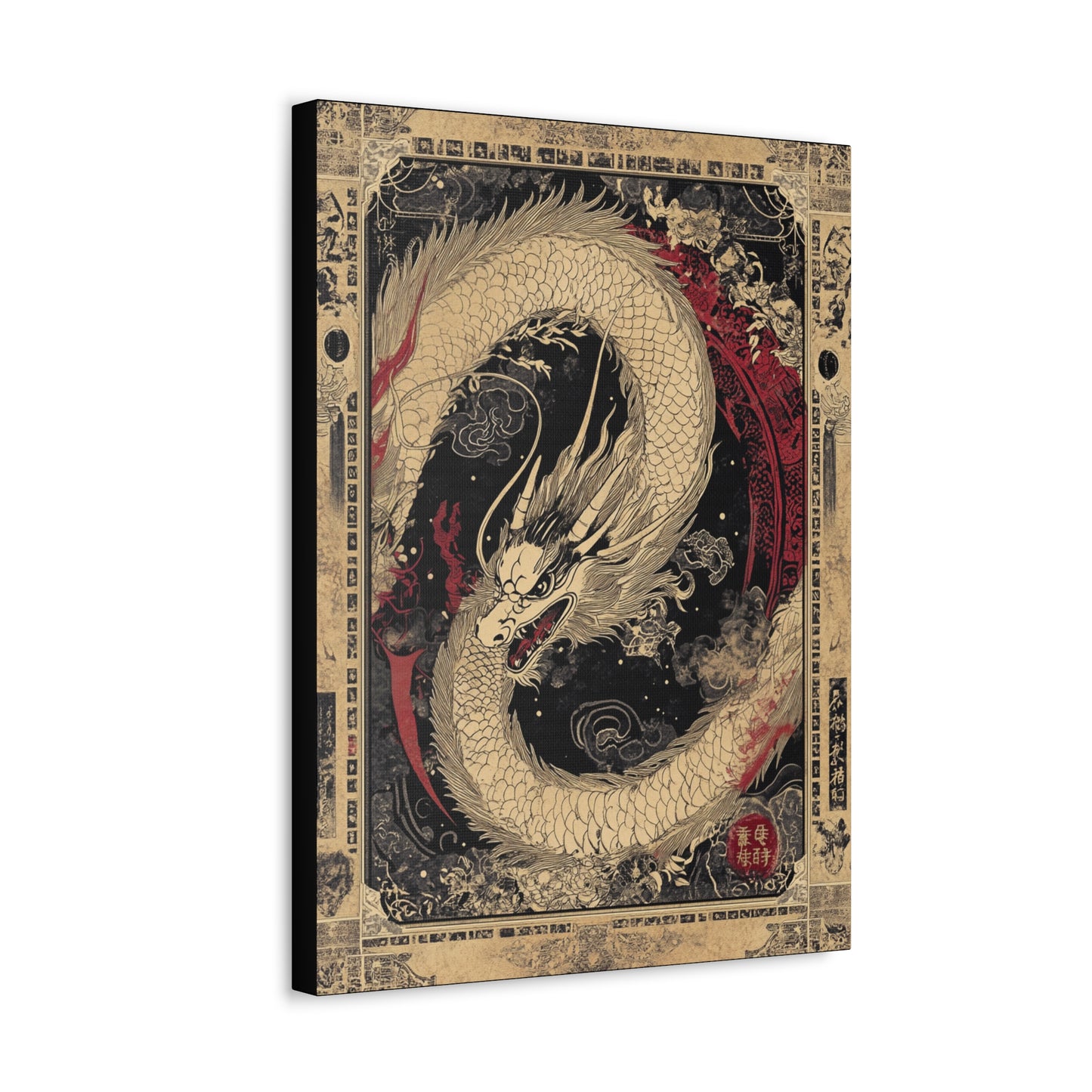 Can't Fight Fate - Dragon Collection -  Fine Art Print on Canvas
