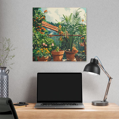 Room with a View - Let's Stay on Vacay Series- Fine Art Print on Canvas