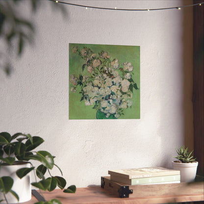 Van Gogh- Fine Art Prints - Reproduction - Flowers in a Vase - Floral Vertical Poster - Artistic Home Décor for Nature Lovers