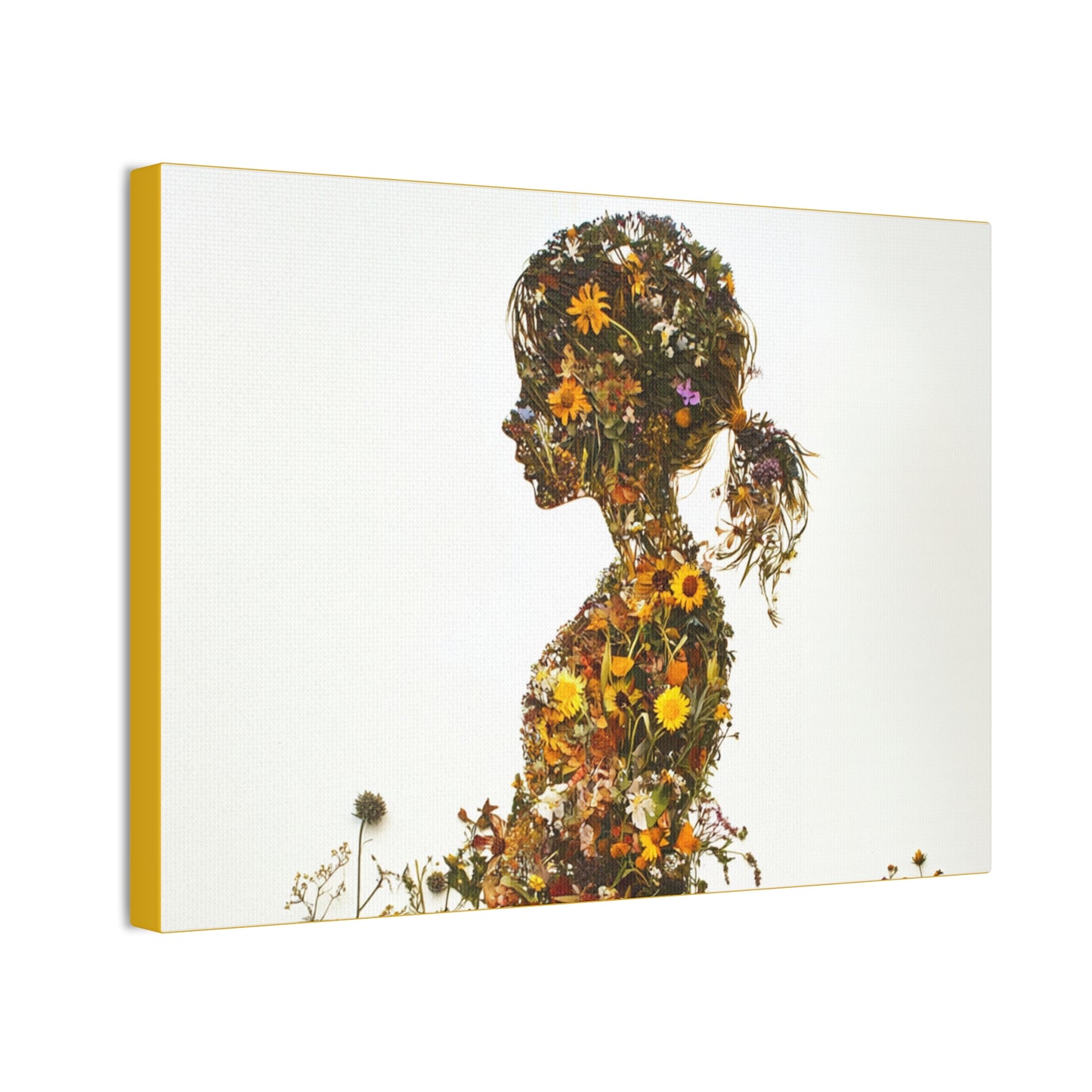 Summers Gone By - Wildflowers Fine Art Print on Canvas