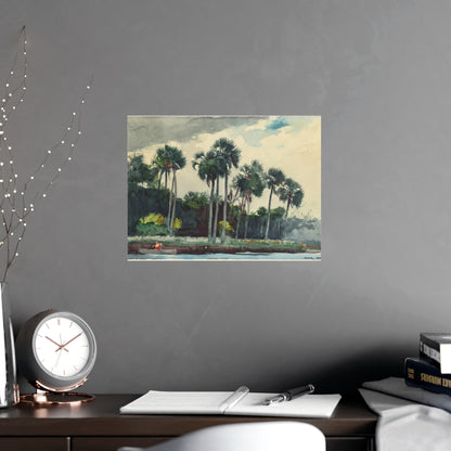 Red Shirt Homosassa Florida - Winslow Homer Fine Art Poster