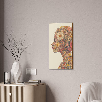 And So She Grew on Canvas
