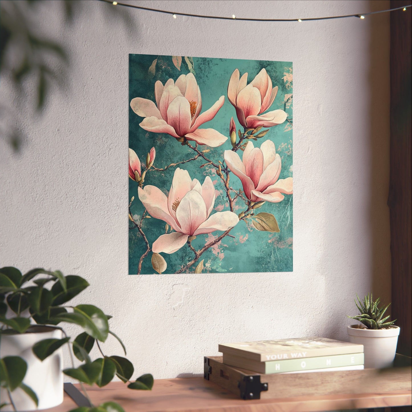 Blossoming Branches Pink Fine Art Print