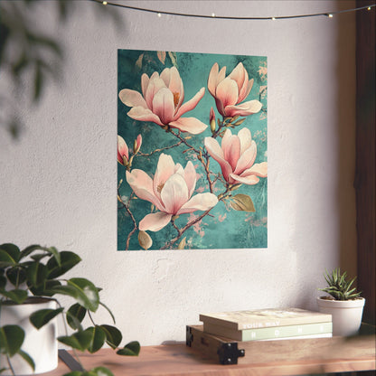 Blossoming Branches Pink Fine Art Print