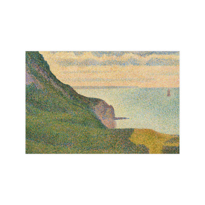 Seascape at Port-en-Bessin Normandy - Seurat Fine Art Poster