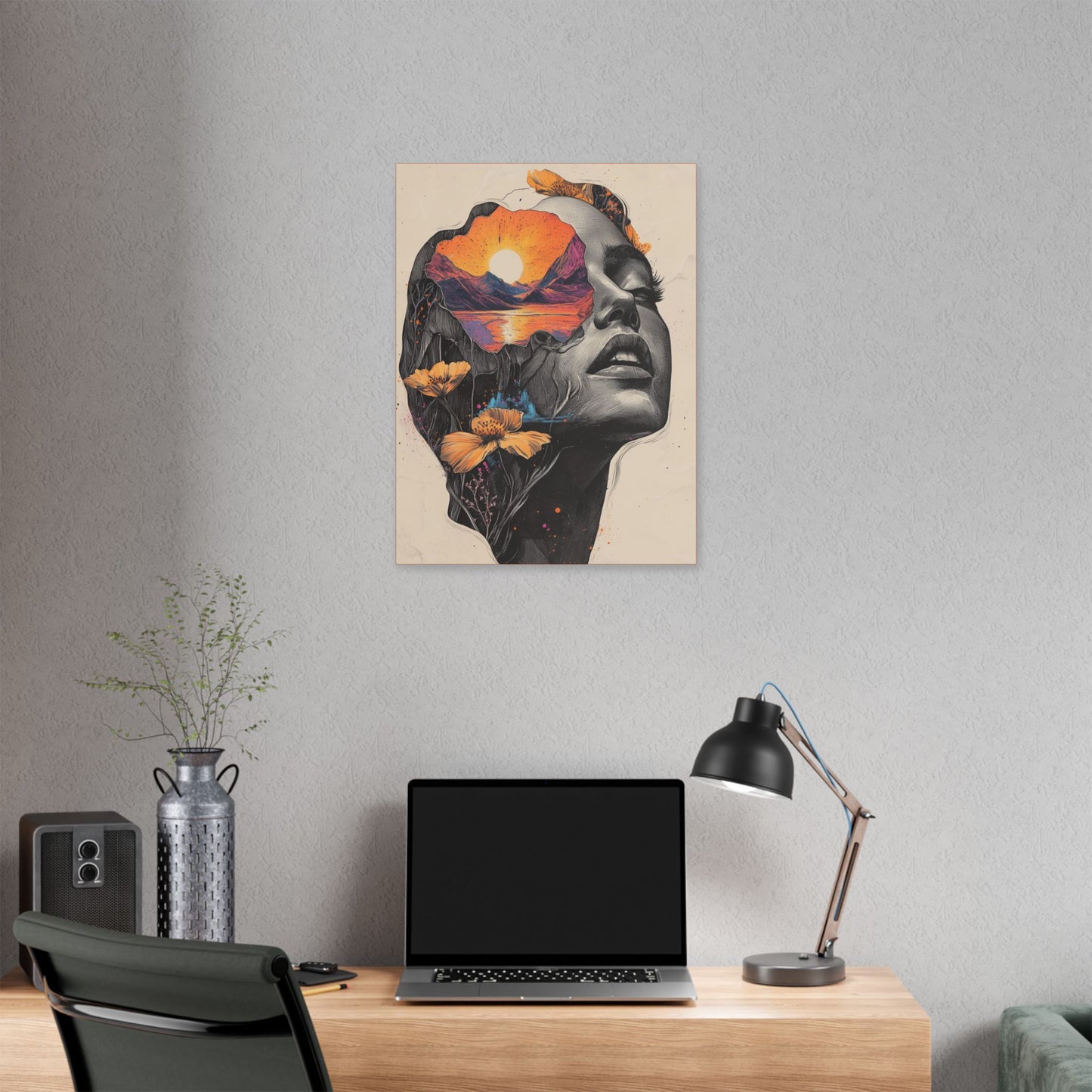 Beauty is in the Eye of the Beholder  - Fine Art Print on Canvas