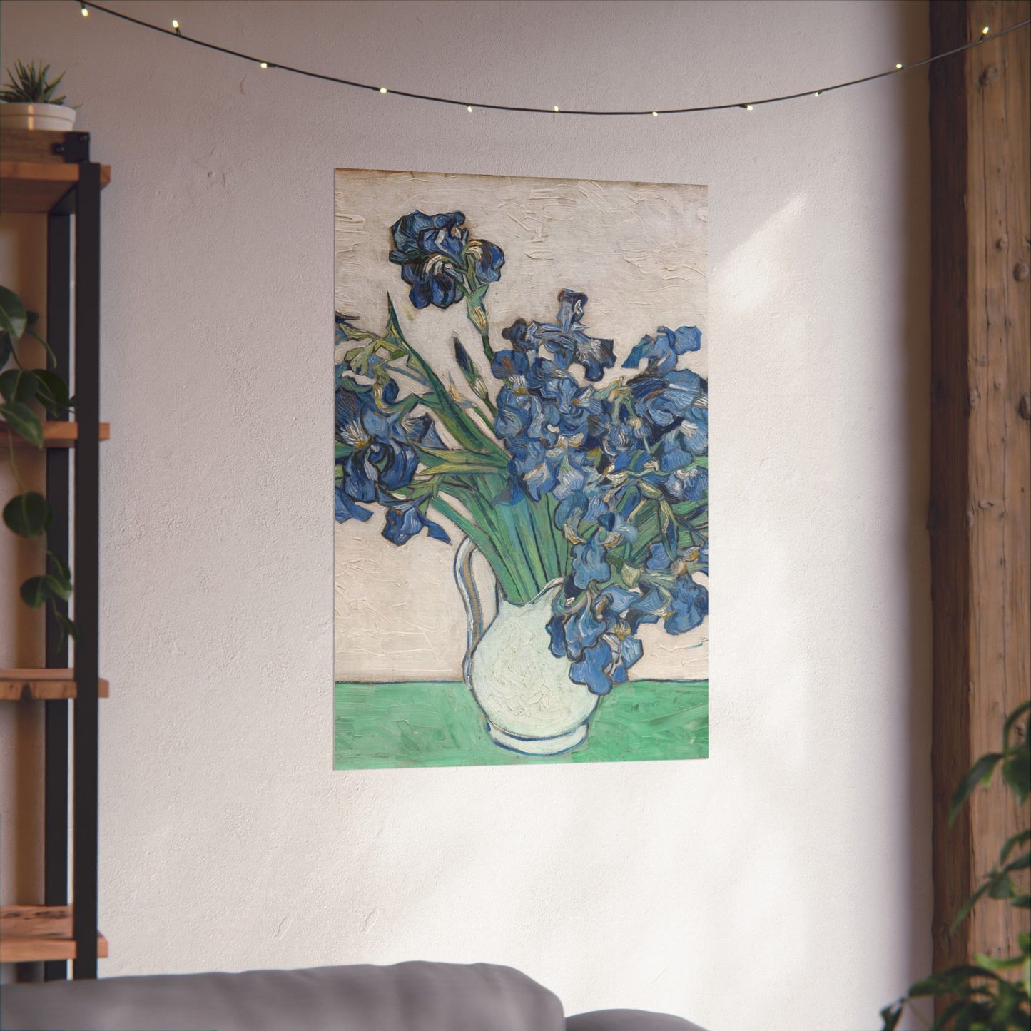 Van Gogh Irises Fine Art Print - Blue Flowers Wall Art