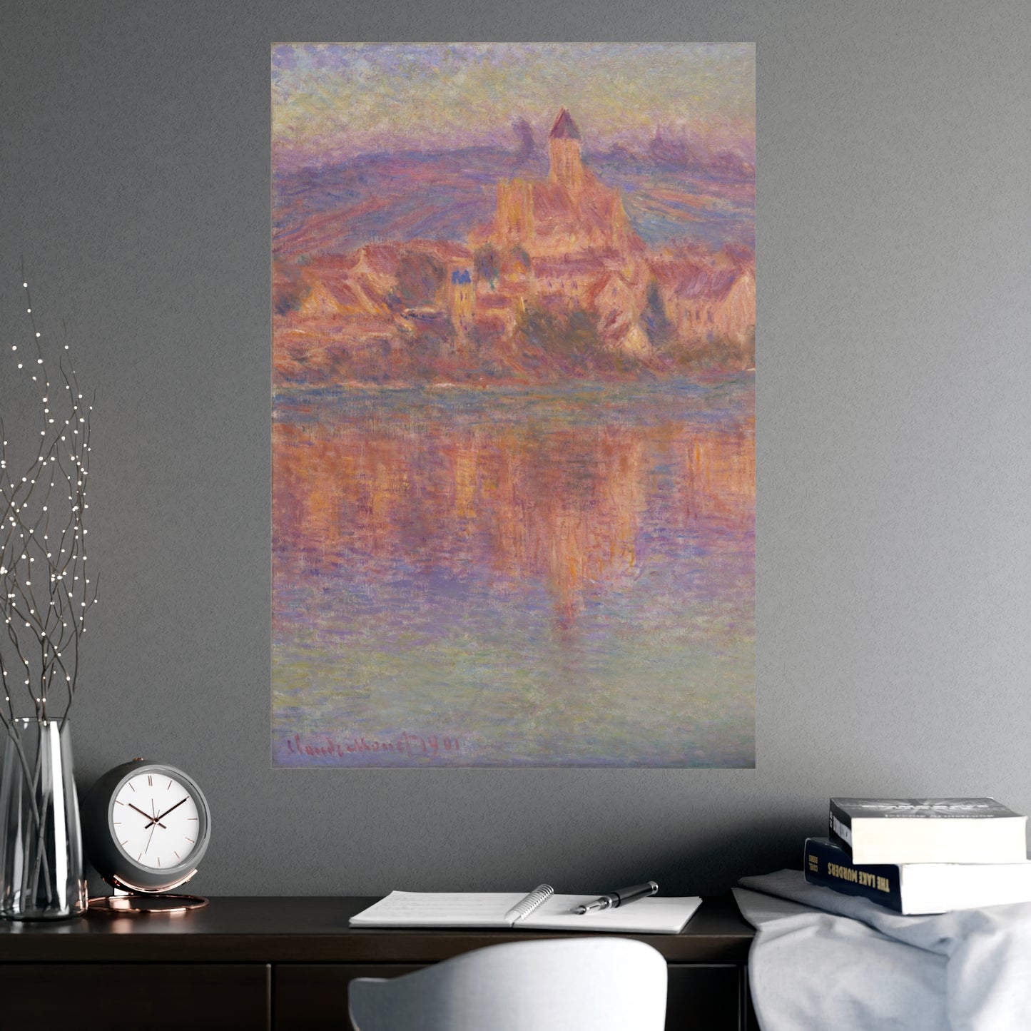 Vetheuil - Monet Village Landscape Fine Art Poster