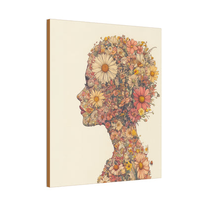 And So She Grew on Canvas