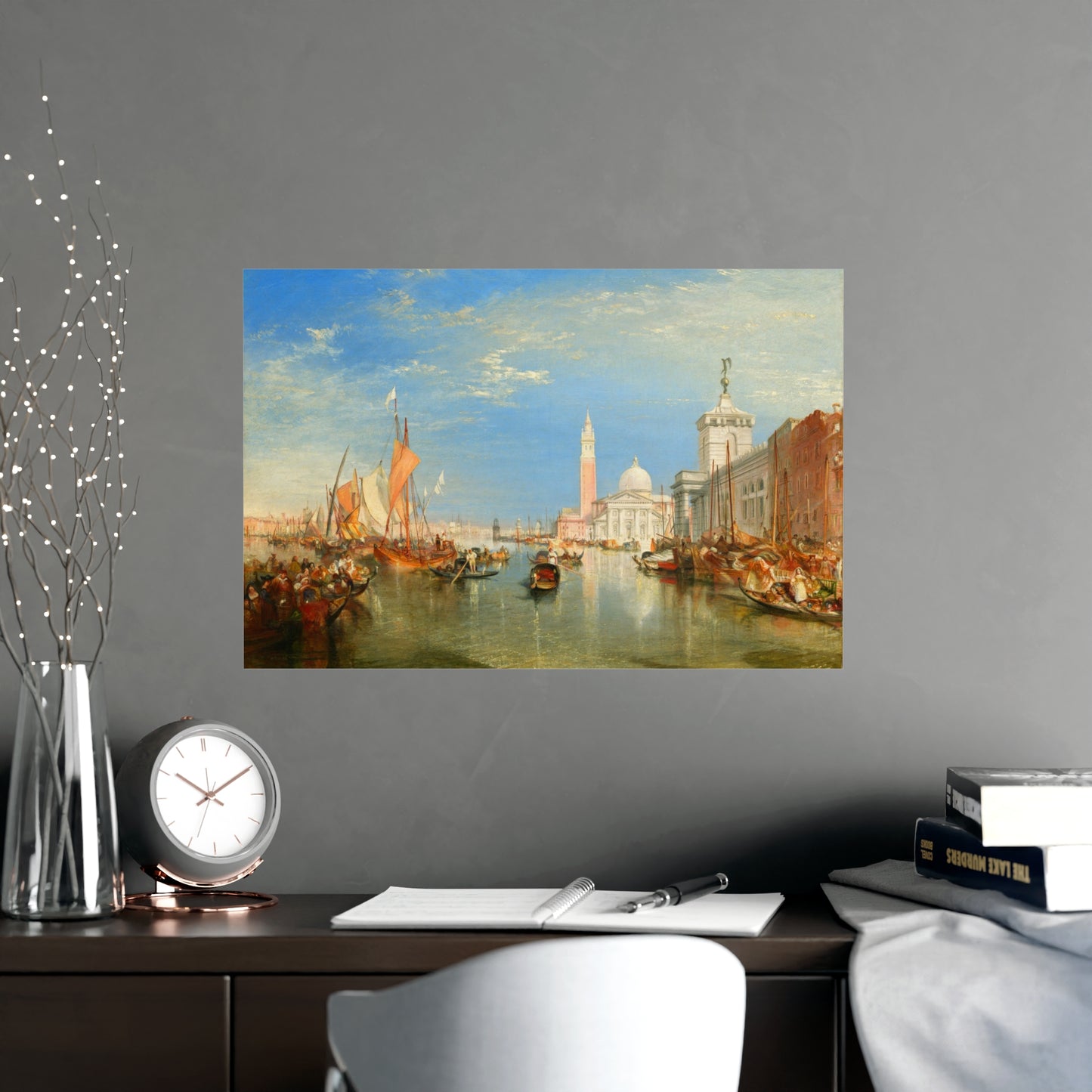 Venice Dogana and San Giorgio Maggiore - Turner Fine Art Poster