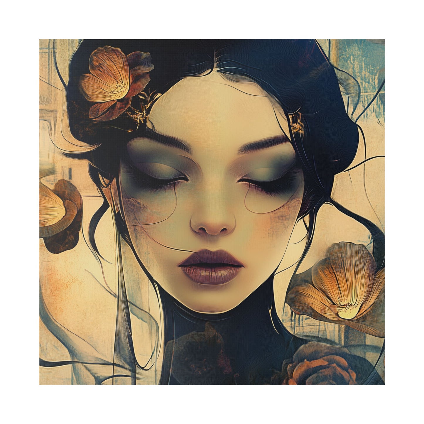 Up in Smoke - Secret Garden Series - Fine Art Print on Canvas