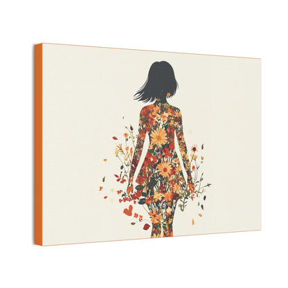 You Belong Among the Wildflowers  - Flower Girl - Print on Canvas