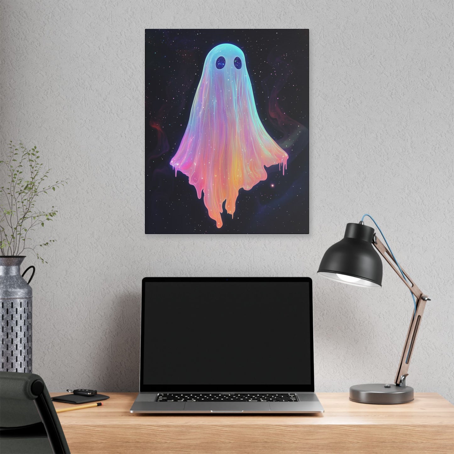 Cosmic Ghost  - Custom Art Print on Canvas