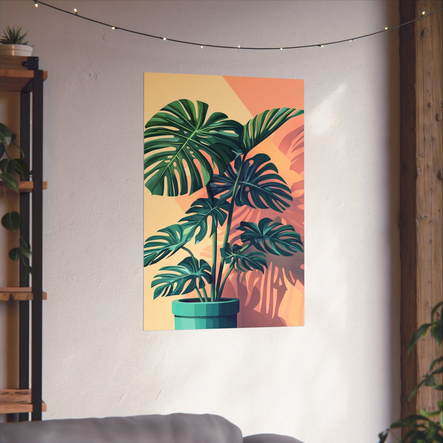 Tropical Monstera Botanical Fine Art Print