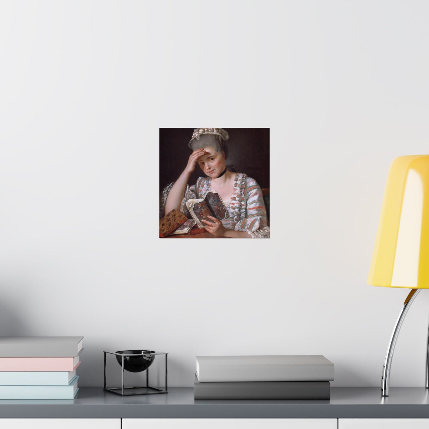 Classic Portrait - Fine Art Print - Matte Vertical Poster - Timeless Literary Woman - Art for Home Décor