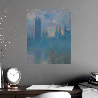 Houses of Parliament London - Monet Fine Art Poster