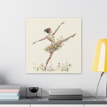 You Belong Among the Wild Flowers - Frolic - on Canvas