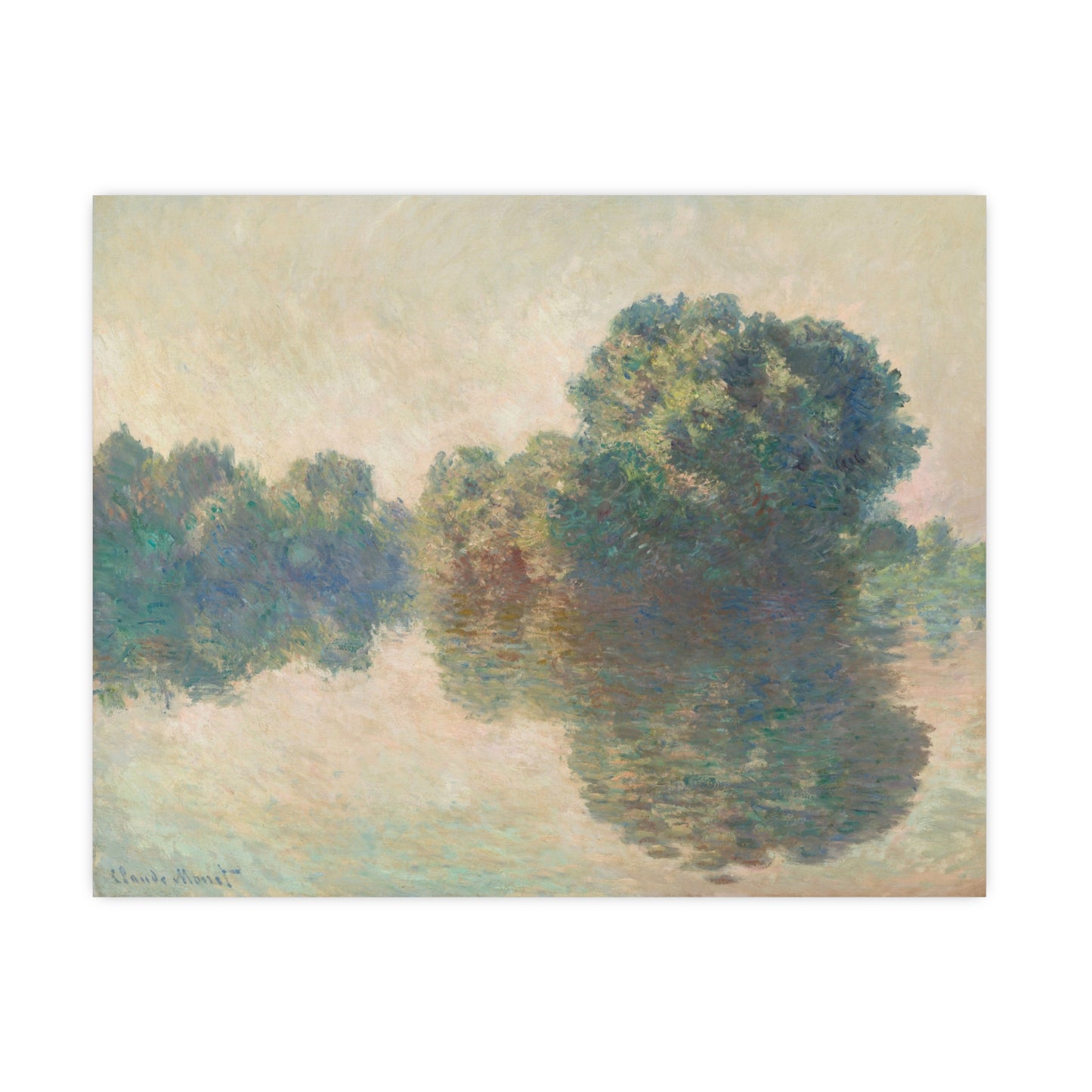 The Seine at Giverny - Monet Fine Art Poster