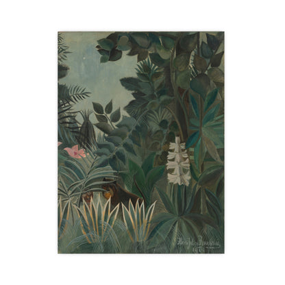 The Equatorial Jungle - Rousseau Tropical Fine Art Poster