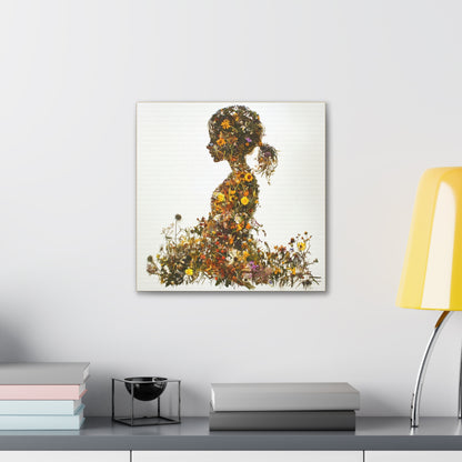 Summers Gone By - Wildflowers Fine Art Print on Canvas