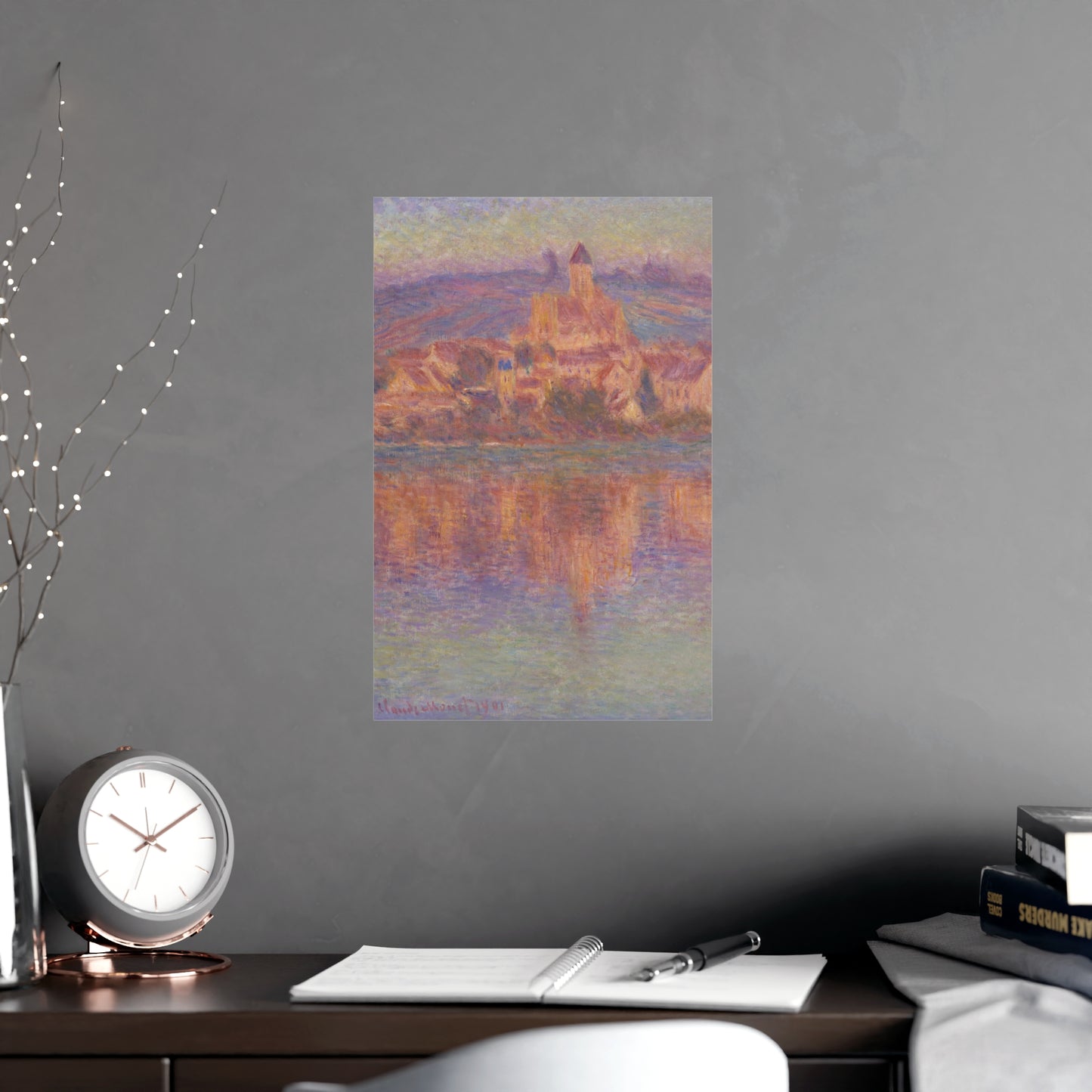 Vetheuil - Monet Village Landscape Fine Art Poster