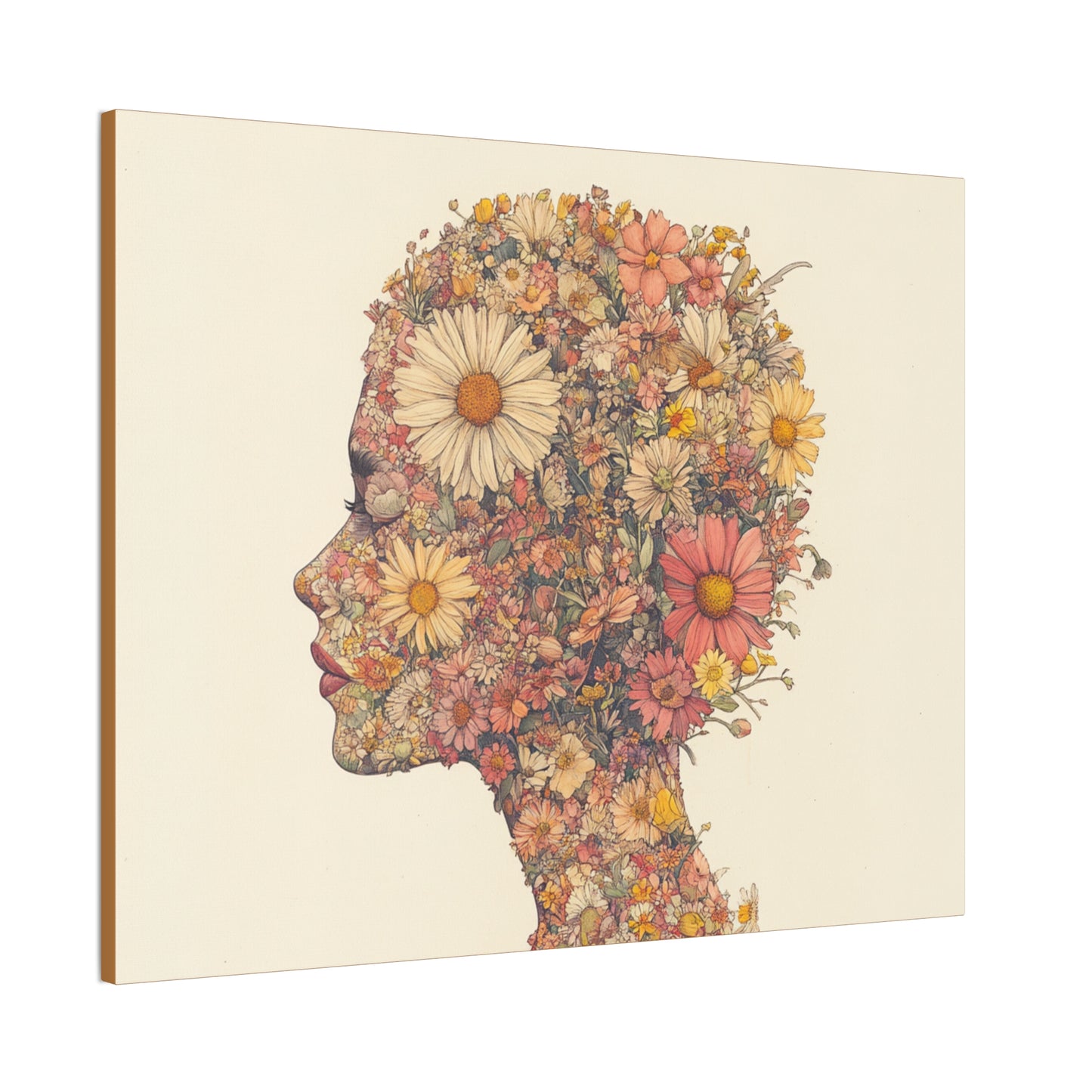 And So She Grew on Canvas